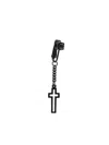 Dsquared2 Black Clip-on Single Earring In Black