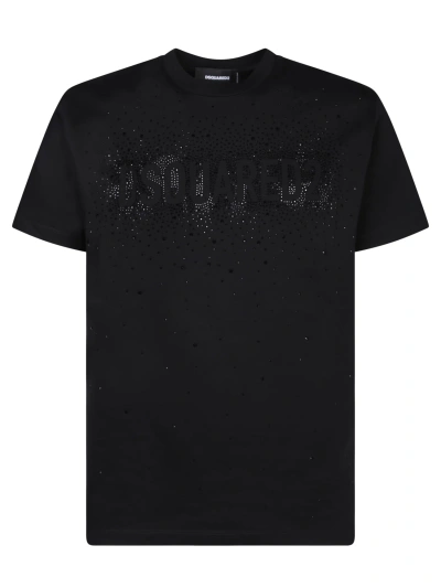 Dsquared2 Crystal Cool Fit Black T-shirt