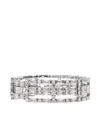 Dsquared2 Crystal-embellished Bracelet In Metallic
