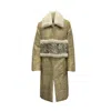 Dsquared2 Crystal Embellished Coat In Green