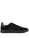 Shop Dsquared2 Crystal-embellished Sneakers In Black