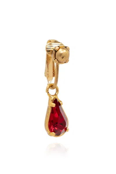 Dsquared2 Crystal Pendant Single Earring In Gold