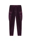 Dsquared2 Cuffed Cargo Pants In Purple