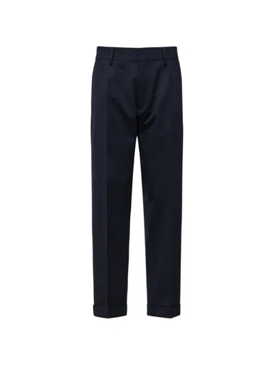 Dsquared2 Cuffed Trousers In Blue
