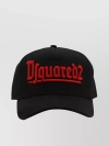 DSQUARED2 CURVED BRIM HAT WITH VENTILATION AND CONTRAST EMBROIDERY