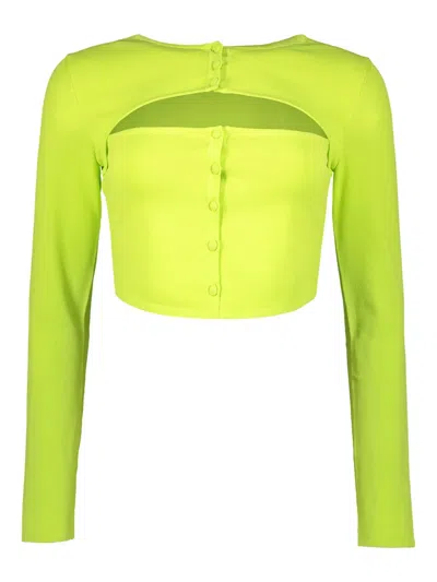 DSQUARED2 CUT-OUT CROPPED TOP