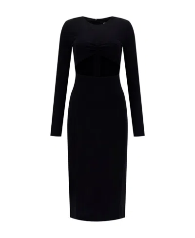 Dsquared2 Cut-out Round Neck Dress In Black