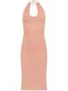 Dsquared2 Cut-out Detailing Midi Dress In Pink