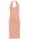 Dsquared2 Cut-out Detailing Midi Dress In Pink