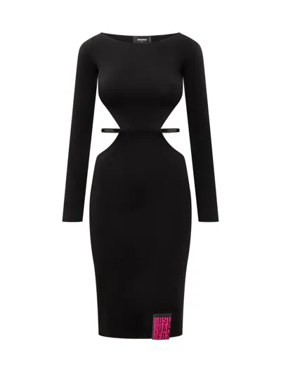 DSQUARED2 DSQUARED2 CUT OUT DRESS