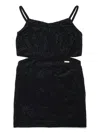 Dsquared2 Evening Dress With Rhinestones In Black