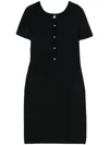 Dsquared2 Cut-out Fitted Dress In Black