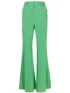 Dsquared2 Super Flared Pants In Green