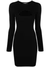 Dsquared2 Dsquared Women Dress Cut Out In Black