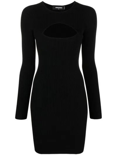 DSQUARED2 DSQUARED2 CUT OUT MINI DRESS CLOTHING