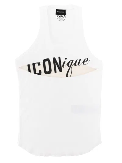 Dsquared2 Cut-out Cotton Blouse In White