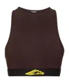 Dsquared2 Icon New Generation Cutout Sports Bra In Black