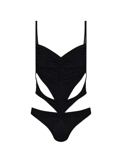 Dsquared2 Cut-out-design Swimsuit In Black