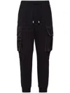 Dsquared2 Cargo Trousers With Elasticated Cuffs And Drawstring Waist
