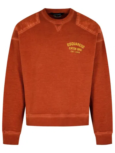 DSQUARED2 DSQUARED2 'CYPRO' EARTHENWARE COTTON SWEATSHIRT