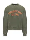 Dsquared2 Relaxed Fit Crew Neck Sweater With Distressed Detailing