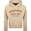 Dsquared2 Cipro Loose Fit Hoodie In Neutral