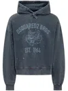 Dsquared2 Cypro Hoodie In Blau