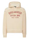 Dsquared2 Cypro Loose Hoodie Clothing In White
