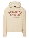 Dsquared2 Cypro Loose Hoodie Clothing In Neutral