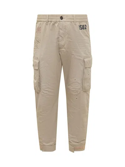 Dsquared2 Cyprus Pants In Sand