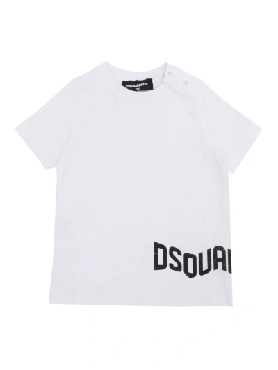 Dsquared2 D-squared2 Child T-shirt In White