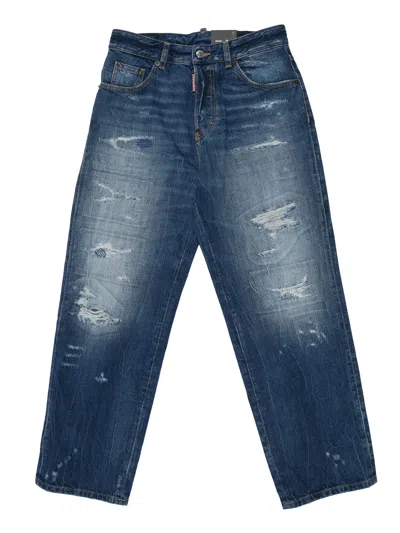 D-squared2 D Squared2 D2 P899 U Moose Lost Jean Pantaloni In Blue