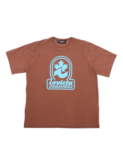 D-squared2 D Squared2 D2 T1161 U Slouch Fit Maglietta In Multi