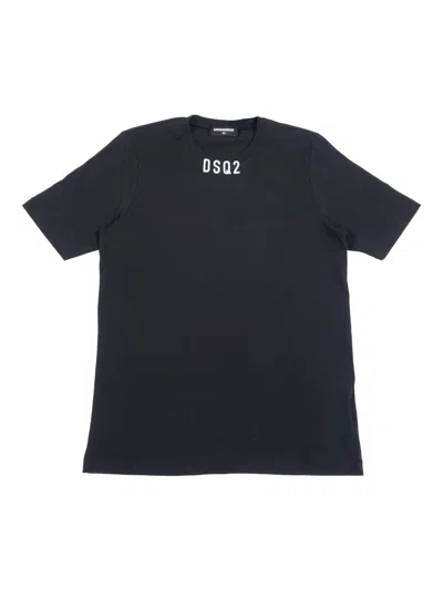 D-squared2 Kids' D Squared2 D2 T1190 F Renny Fit Maglietta In Black