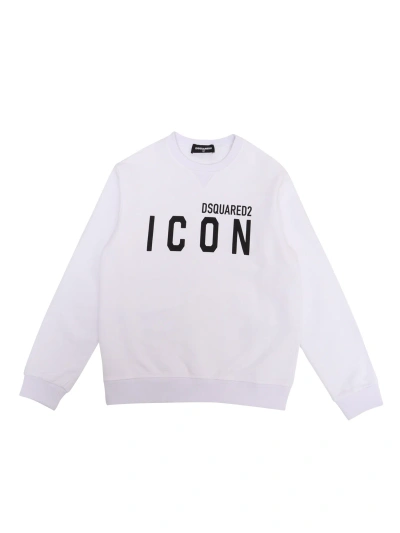 Dsquared2 Kids' D-squared2 Relax Icon Sweatshirt In White