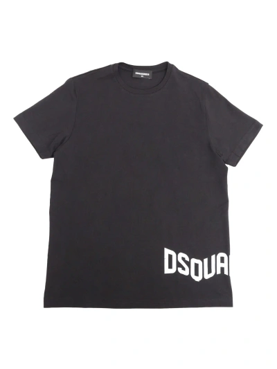 Dsquared2 Kids' D-squared2 T-shirt In Black