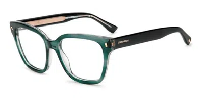 Dsquared2 D2 0025 Women's Glasses, Green, Size 51