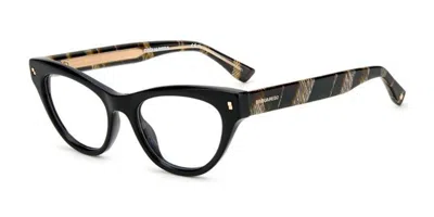 Dsquared2 D2 0026 Women's Glasses, Black, Size 49