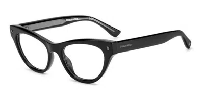 Dsquared2 D2 0026 Women's Glasses, Black, Size 49