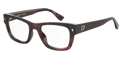 Dsquared2 D2 0044 Women's Glasses, Red, Size 51