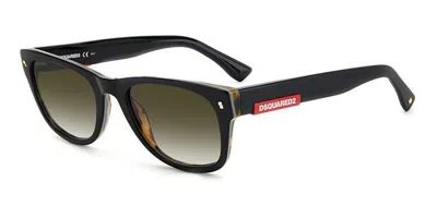 Dsquared2 D2 0046/s Wr7/9k Men's Sunglasses Black Size 53