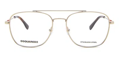 Dsquared2 D2 0047 Men's Glasses, Gold, Size 56