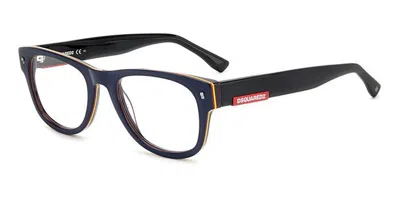 Dsquared2 D2 0048 Men's Glasses, Blue, Size 51 In Black