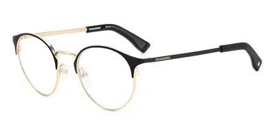 Dsquared2 D2 0058 Women's Glasses, Gold, Size 49 In Multi