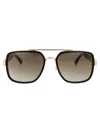 Dsquared2 Gold Black Metal Sunglasses