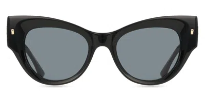 Dsquared2 D2 0062/s 807/ir Women's Sunglasses Black Size 49