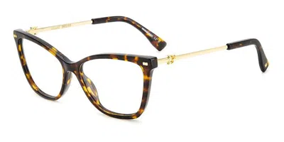 Dsquared2 D2 0068 086 Women's Glasses Tortoiseshell Size 55 - Free Lenses - Blue Light Block Available In Brown