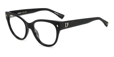 Dsquared2 D2 0069 Women's Glasses, Black, Size 52