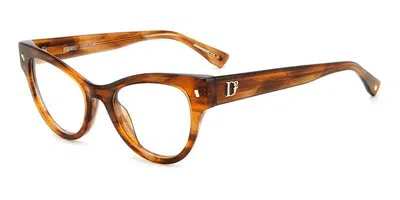 Dsquared2 D2 0070 Women's Glasses, Brown, Size 49