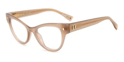 Dsquared2 D2 0070 Women's Glasses, Brown, Size 49